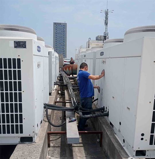 锡山中央空调制热和不制冷系统维修方法